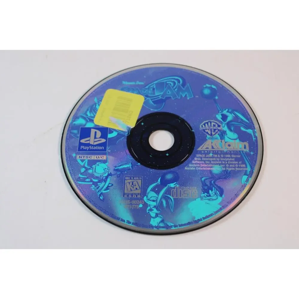 Space Jam (Sony PlayStation 1, 1997, PS1) Authentic, game disc only, Tested